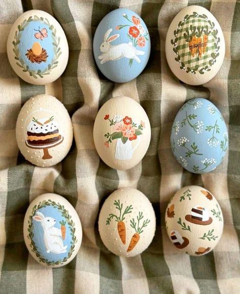 Creative Easter Eggs, Easter Egg Art, Painted Eggs, Decorated Eggs, Easter Egg Designs, Easter Egg Crafts, Easter Egg Painting, Easter Inspiration, The Easter Bunny