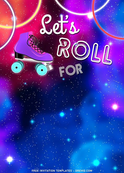 Download 7+ Let's Roll Roller Skate Party Invitation Templates Let’s pretty your party with the trend If you're looking to get into a new hobby this summer, I think anyone of you would take Roller skating into your consideration. Open your TikTok app and st... Download this invitation for FREE at https://www.drevio.com/lets-roll-roller-skate-party-invitation-templates Roller Skating Invitations, Skate Party Invitations, Roller Skating Birthday Party Invitations, Personal Wallpaper, Roller Skate Invitations, Roller Skating Party Invitations, Skate Invitations, Roller Skate Party, Roller Skating Birthday Invitations