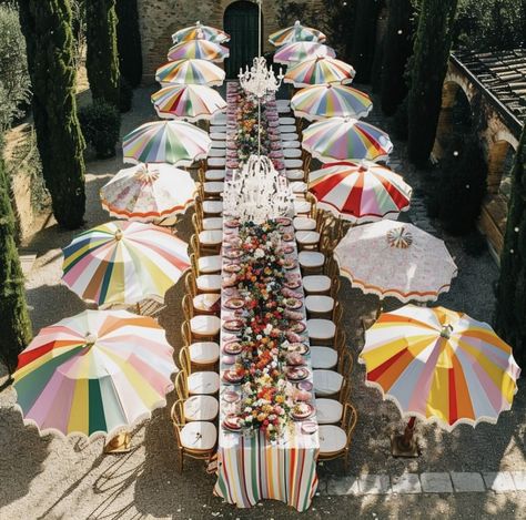 Hot Air Balloon Wedding, Colour Party, Havana Nights Party, Modern Wedding Decor, Wedding Set Up, Garden Party Wedding, Event Ideas, Italian Wedding, Alternative Wedding