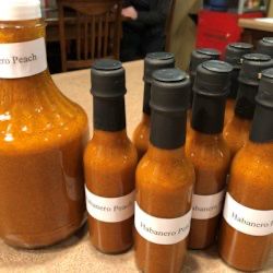 Bob's Habanero Hot Sauce - Liquid Fire Wine Social Media, Habanero Recipes, Ghost Pepper Hot Sauce, Hot Pepper Recipes, Peach Sauce, Hot Sauce Recipe, Pepper Sauce Recipe, Homemade Hot Sauce, Habanero Hot Sauce