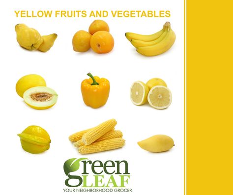 Yellow Fruits And Vegetables, Yellow Fruits, Healthy Fruits And Vegetables, Yellow Fruit, Color Of The Day, Rainbow Food, Healthy Fruits, Fruits Vegetables, Stay Healthy