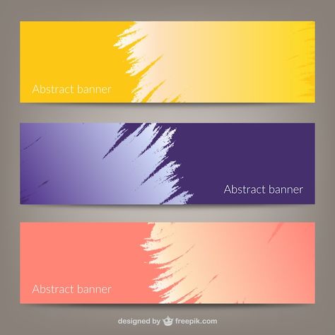 Free Vector | Abstract banner templates Interior Design Card, Creative Facebook Cover, Email Banner, Banner Sample, Fashion Sale Banner, Background Ppt, Cover Page Template, Black Friday Banner, Banner Design Layout