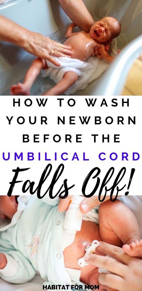 How to Give Your Newborn a Sponge Bath. Newborn tips and tricks | Newborn care tips for new parents | Newborn tips for new moms | New mom tips. #newmom #bathtime #newborn #habitatformom Newborn Care Tips, New Mom Tips, Mom Inspo, Postpartum Tips, Tips For New Moms, Newborn Tips, Newborn Bath, Newborn Baby Care, Newborn Baby Tips