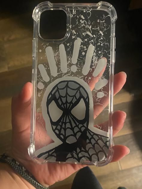 Spiderman Hand, Mens Phone Case, Spiderman Phone Case, Spiderman Painting, Spiderman Girl, Apple Iphone Covers, Artsy Phone Cases, Spiderman Gifts, Phone Case Diy Paint