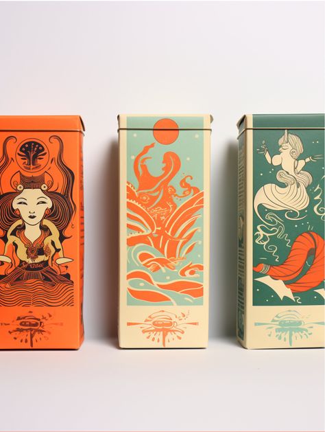 Tea Packaging Design | Tea Packaging in Risograph Style | Tea Design | Tea Lovers | Tea Inspiration | Tea Time | Tea Art | Tea Packaging Ideas | Design Inspiration | Tea Branding | Tea Brand Identity| Brand Identity Examples | Tea Brand Template | Brand Identity for Tea Brand | Herbal Tea Packaging | Brand Packaging | Product Packaging | Created by #MidjourneyAI, #Midjourney #aiart #art #ai #artificialintelligence #machinelearning #aiartcommunity #aibranding Tea Company Branding, Tea Branding, Premium Tea Packaging, Visual Identity Design Branding, Tea Packaging Design, Tea Design, Tea Brands, Tea Companies, Brand Concept