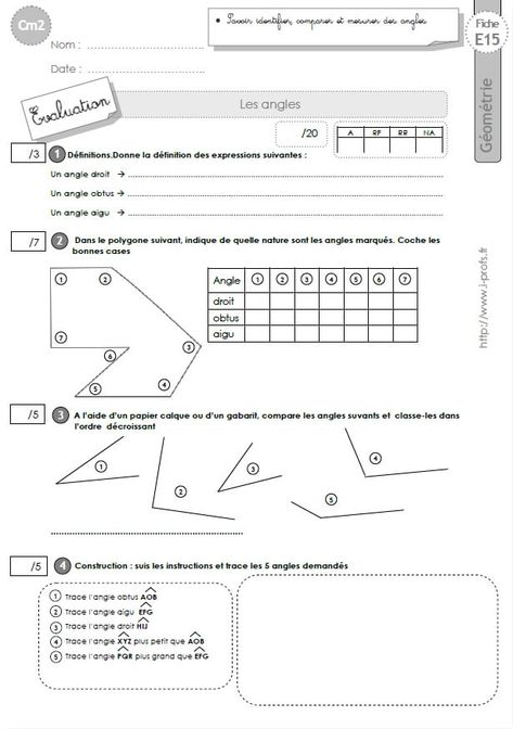 cm2: Leçon Les ANGLES Dimmu Borgir, Power Trip, Les Angles, Type O Negative, Math Geometry, Math Methods, To Share, Education