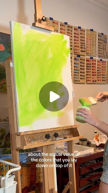 Livie Cohen on Instagram: "underpaintings 101 💚

#underpainting #paintingtechniques #paintingtutorial #oilpainting" Underpainting Tutorial, Painting Class, Painting Tutorial, Painting Techniques, Art Classes, Oil Painting, Art Painting, On Instagram, Color