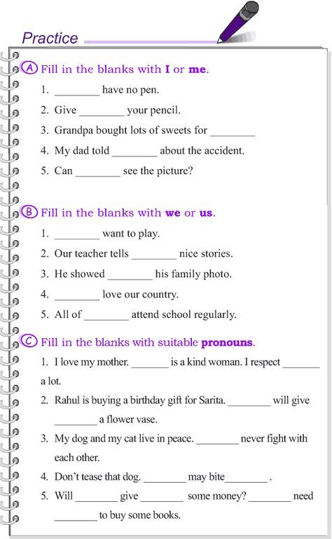 Grade 4 Grammar Lesson 9 Pronouns - number, gender and case (3) Grade 4 Grammar, Worksheets For Class 1, English Grammar Exercises, English Grammar For Kids, English Worksheets For Kindergarten, Grammar For Kids, English Grammar Book, Nouns Worksheet, Grammar Exercises