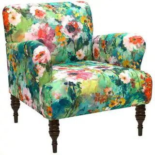 Floral Chair, Skyline Furniture, Furniture Logo, Upholstered Chair, Furniture Deals, Repurposed Furniture, Living Room Seating, Living Design, Living Room Chairs