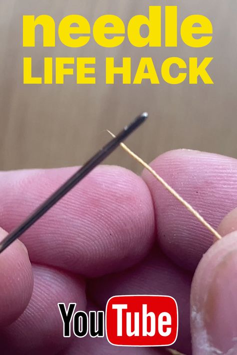 Unveiling the Incredible Needle-Threading Hack That Will Blow Your Mind! You'll Never Struggle Again! #diy #needle #lifehacks #tipsandtricks #howto Thread A Needle Hack, Easy Way To Thread A Needle, Needle Threading Hacks, How To Put Thread In Needle, Bored Jar, Eye Hole, Needle Threaders, Needle Threader, Sewing Needle