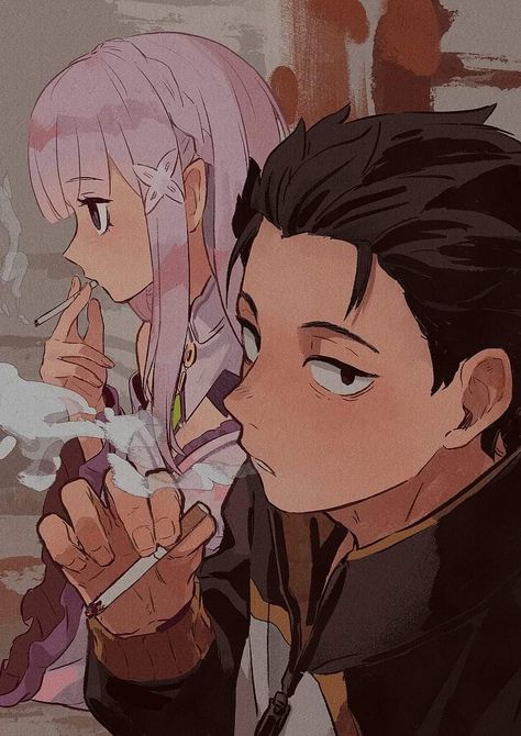 Re Zero, Pink Hair, Subaru, Twitter, Hair, Anime, Pink