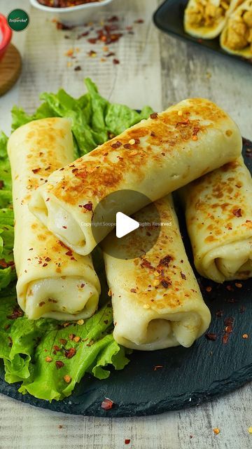 SooperChef on Instagram: "Delicious Chicken Tikka Crepe Rolls: Perfect Iftar Snack Recipe  Follow: @sooperchef  Elevate your Iftar feast with the rich flavors of Chicken Tikka Crepe Rolls. Create a Culinary Masterpiece with Chicken Tikka Crepe Rolls for Iftar and share your feedback.  #chickentikkacreperolls #creperolls #iftarrecipe  #foodstagram #eatingfortheinsta #delish #tasty #deliciousrecipes #foodcoma #foodchannel #pakistanifoodchannel #onlinecookingchannel #easycooking #easyrecipes #foodvideos #foodpassion #cookingvideo #cookingrecipe #foodies #foodgasm #sooperchefrecipe" Iftar Recipes Pakistani, Chicken Crepes, Iftar Recipes, Quick Chicken Recipes, Pakistani Food, Food Channel, Chicken Tikka, Delicious Chicken, Yum Yum Chicken