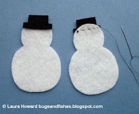 Snowman Felt Pattern, Felted Christmas Tree Ornaments, Homemade Felt Christmas Ornaments, Felt Crafts Christmas Templates, Free Felt Patterns Printables, Felt Christmas Ornaments Patterns Free, Felt Ornaments Patterns Free, Felt Snowman Ornament, Christmas Candyland