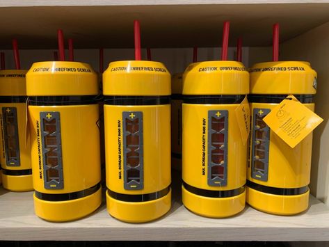 PHOTOS: NEW "Monsters, Inc." Scream Canister Water Bottles Roll Into Disneyland Resort - WDW News Today Monsters Inc Scream Canister, Scream Canister, Mike And Sulley, Monster Inc Birthday, Diy Monsters, Disney Cups, Disney Memories, Disney Collage, Downtown Disney