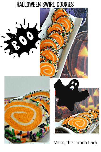 Halloween Swirl Cookies #Blogtober Halloween Swirl Cookies, Halloween Slice And Bake Cookies, Halloween Sprinkles Cookies, Slice And Bake Halloween Cookies, Brownie Swirl Cookies, Swirl Cookies, Spooky Spooky, Halloween Sprinkles, Festive Cookies