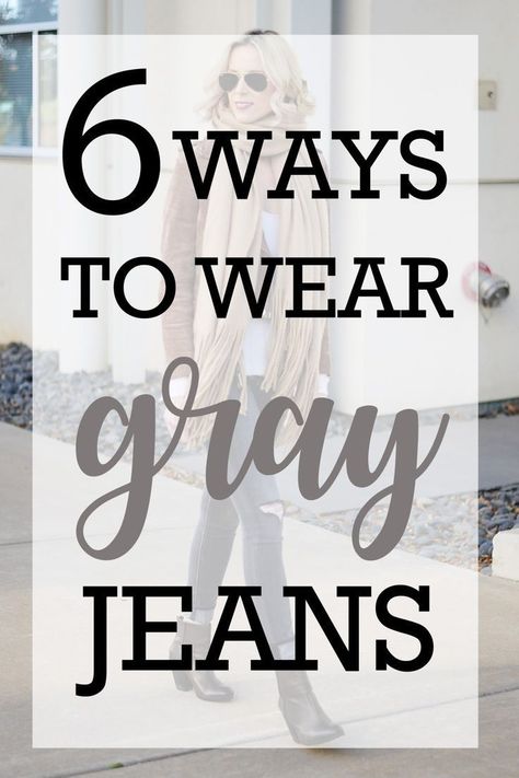 How To Wear Grey Jeans, Grey Jeans Outfit Black Women, Grey Mom Jeans Outfit, Gray Denim Jeans Outfit, Grey Jeans Outfit Winter, Grey Denim Jeans Outfit, Gray Jeans Outfit Fall, Grey Denim Outfit, Grey Jeans Outfit