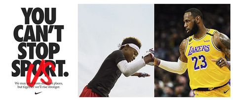 Nike Font, Nike Campaign, Nike Ad, Rising Strong, Megan Rapinoe, Split Screen, Colin Kaepernick, Sports Stars, Moving Image