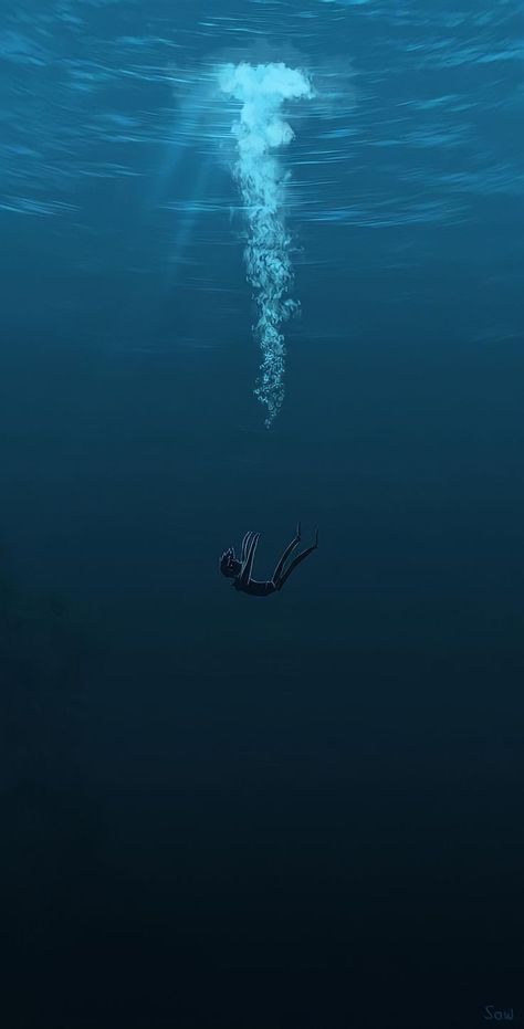 Lonely Wappalper Iphone, Blue Dark Wallpaper Aesthetic, Dark Water Wallpaper, Lonely Wallpers Dark, Iphone Wallpaper Water, Cute Backgrounds For Phones, Dark Phone Wallpapers, Cool Wallpapers Cartoon, Cool Wallpapers Art