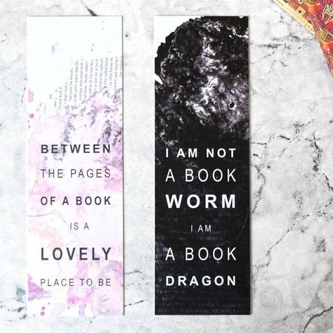 Bookmark Drawing, Funny Bookmarks, Aesthetic Bookmarks, Penpal Ideas, Bookmarks Quotes, Library Crafts, Black Monochrome, Skull Nails, Inspired Quotes