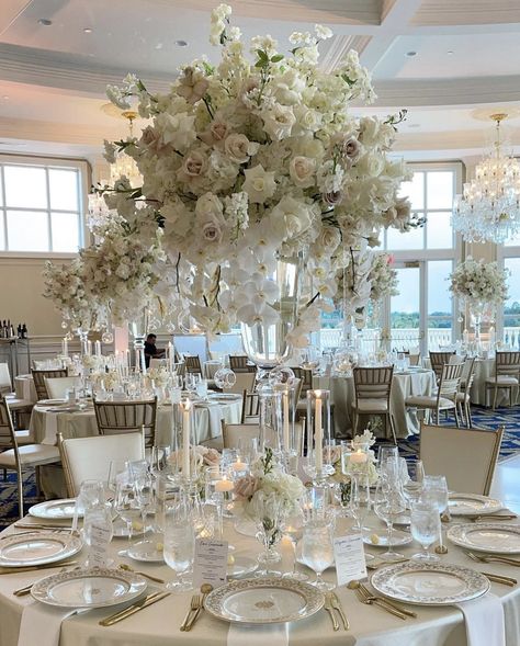 Wedding Table Decorations Orchid, White Rose And Orchid Centerpiece, Orchid Centrepiece Wedding, Tall Orchid Centerpieces, White Orchid Wedding Table Decor, Orchid Centerpieces Wedding, Flower Bride, White Reception, Bride Groom Table