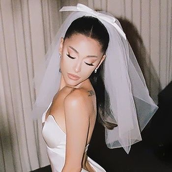 povstuffs on tumblr 🤍 Ariana Grande Wedding, Bow Veil, Wedding Veil, My Wedding, Ariana Grande, On Tumblr, Veil, England, Wedding Dress