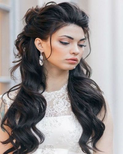 Wedding Hairstyles Bridesmaid, Hairstyles Trendy, Best Wedding Hairstyles, Prom Hairstyles For Long Hair, Wedding Hairstyles Half Up Half Down, Wedding Hair Down, Hair Wedding, Wedding Hairstyles Updo, Hairstyles Long