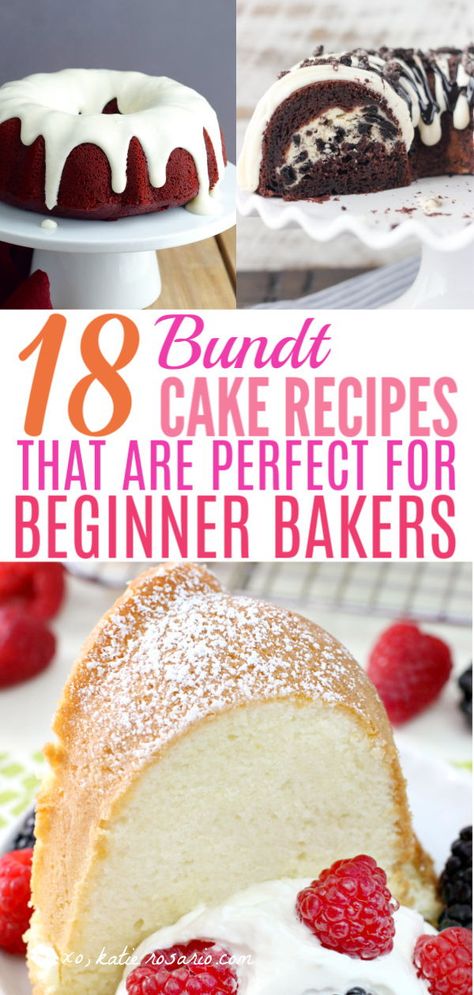 Easy Bundt Cakes, Best Bundt Cake, Easter Bundt Cake, Bunt Cake Recipe, Beginner Baker, Bundt Pan Recipes, Bundt Cake Recipes, Easy Bundt Cake Recipes, Foolproof Recipes