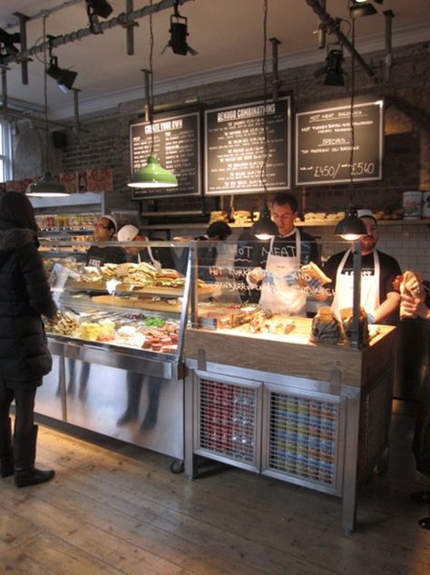 New York Deli Interior, New York Deli, Deli Shop, Bakery Cafe, Concrete Jungle, Shop Ideas, Street Food, Coffee Shop, Breakfast Bar