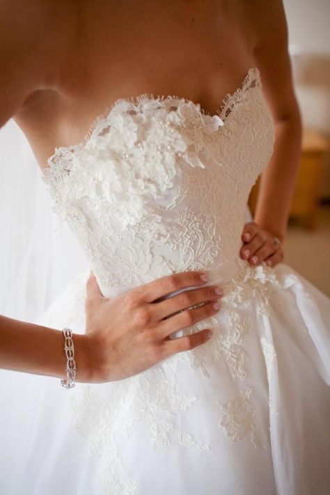 Delicate Wedding Dress, Colin Cowie Wedding, Lace Sweetheart Wedding Dress, 2015 Wedding Dresses, A Wedding Dress, Sleeve Tattoo, Pretty Wedding, Wedding Wishes, Fairytale Wedding