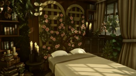 Sims 4 Witch House, Earthy Witch, Magical Cottage, Be A Witch, Cottage Witch, Tiny Cottage, Victorian Cottage, Witch House, Sims 4 Houses