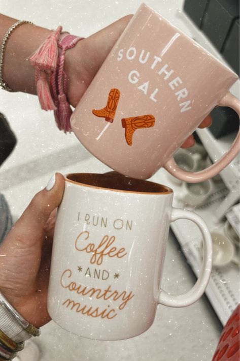 Western Ceramics Ideas Pottery, Cowgirl Coffee Aesthetic, Neon Cowgirl, Glass Cowboy Boot Mug, Cowgirl Coffee, Western Pottery, Cowgirl Fits, Cowgirl Mug, Pottery Painting Ideas