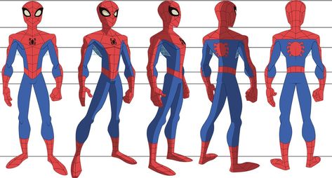 Character Turnarounds, Dynamic Animation, Spiderman Characters, Dr Octopus, Character Turnaround, Dragon Comic, Marvel Superheroes Art, Spiderman Art Sketch, Comic Tutorial