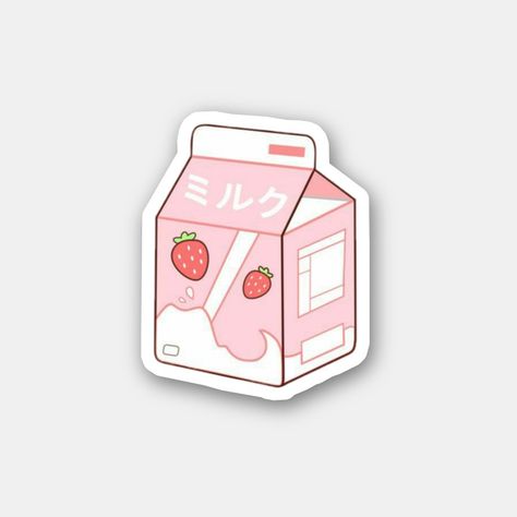 Milk Sticker, Milk Art, Background Eraser, Preppy Stickers, Iphone Wallpaper Classy, Sanrio Wallpaper, Easy Doodles Drawings, Cute Kawaii Drawings, Cute Doodle Art