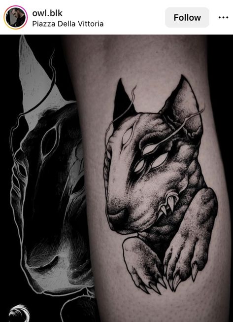 Evil Dog Tattoo, Doberman Leg Tattoo, Bad Dog Tattoo, Doberman Skull Tattoo, Gothic Dog Tattoo, English Bull Terrier Tattoo, Bull Terrier Tattoo, Evil Tattoo, Bull Terrier Art