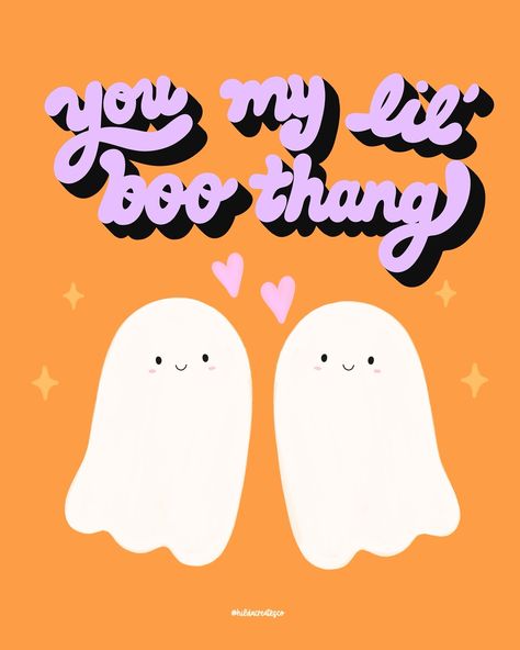 You my lil’ boo thang! Send this with your boo. 👻 💕✨ . . . #halloweenillustration #halloweenart #pinkhalloween #boothang #cutehalloween #ladieswhodraw #womenwhodraw #cuteghosts Boo Thang, Hey Boo, Halloween Illustration, Pink Halloween, Halloween Art, Cute Halloween, You And I, Ghost, Quick Saves