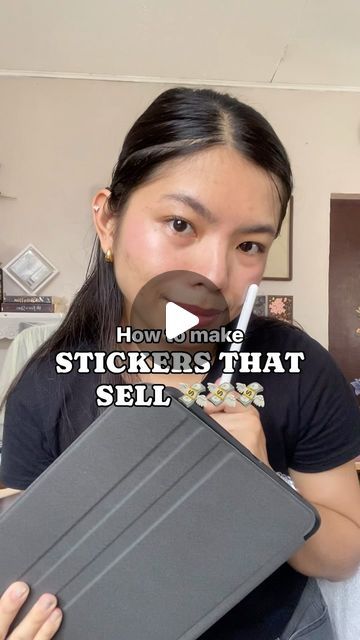 ihnadraws ❤️‍🔥 art & drawing on Instagram: "How to make stickers that ACTUALLY sell ✍️ My formula for making silly little stickers that sell like hotcakes:

➡️ ALWAYS combine any of the following traits if you want to make art that sells fast: cute, funny, relatable or inspirational. My bestselling ones are the simplest ones with direct messages that get the point across quickly—making buyers more likely to impulse buy the artwork. 💸 I still make elaborate art pieces from time to time, but in my opinion, silly drawings just sell so much faster than full-piece illustrations. How about you? Feel free to comment any questions or if you have your own tips! Let’s share notes 📝 #stickershop #cuteart #cottagecore #magicalart #parttimeartist #arttips #arttipsandtricks" Silly Drawings, Make Stickers, How To Make Stickers, Magical Art, My Opinions, Art Tips, Sticker Shop, Make Art, Art Drawing