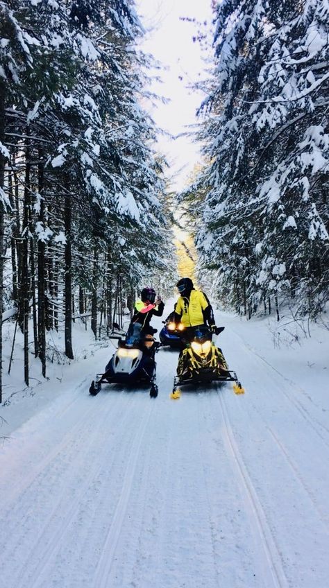 Skidoo Aesthetic, Snowmobile Couple, Snowmobiling Girl, Snowmobile Girl, Christmas Car Decorations, Snow Vehicles, Cowboy Photography, Sled Ride, Morgan Elizabeth