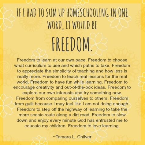 IF I HAD TO SUM UP HOMESCHOOLING IN ONE WORD, IT WOULD BE FREEDOM. #homeschoolquotes Homeschool Inspiration Quotes, Unschooling Quotes, Homeschool Humor, Mompreneur Quotes, Quotes To Encourage, Homeschool Quotes, Homeschool Lesson Plans, Homeschool Education, Homeschool Inspiration