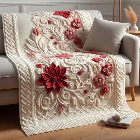 Crochet Bed Throw Pattern, Complex Crochet Blanket, Unique Afghan Crochet Patterns, Crochet Bedspread Pattern Bed Spreads, Advanced Crochet Patterns Free, Crochet Blankets Ideas, Crochet Patterns Free Blanket Afghans, Unique Crochet Ideas, Crochet Blanket Patterns Unique