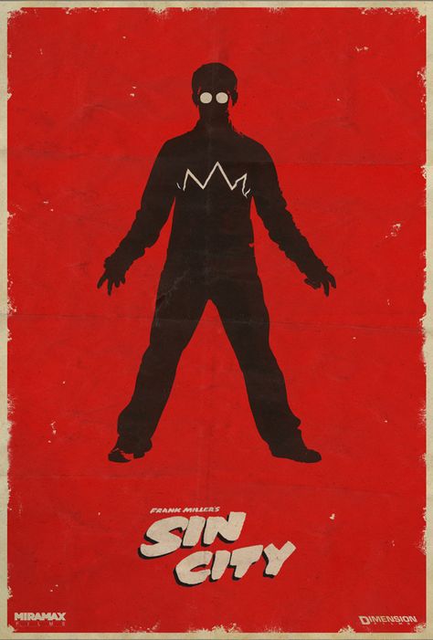 S Sin City Movie, Film Posters Minimalist, Minimal Movie Posters, Movie Posters Minimalist, Alternative Movie Posters, Sin City, Comic Movies, Love Movie, Film Posters