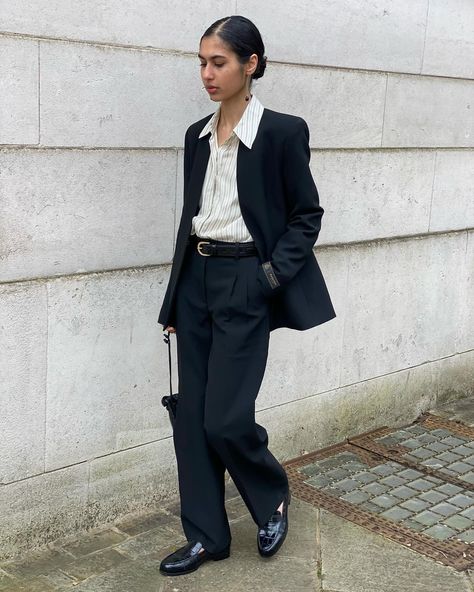 Suit with a side of femme Lesbian Suit, Masc Women, Womens Suit, Guest Attire, School Dance, Wedding Attire Guest, Professional Attire, Black Suits, Style Board