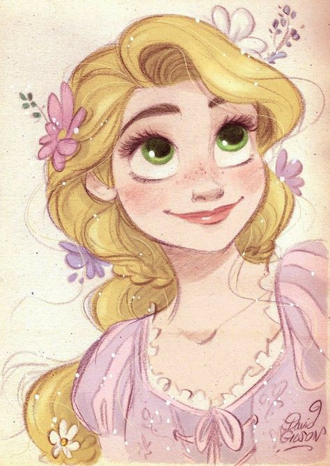 Rapunzel Stuff, Rapunzel Crafts, Rapunzel Sketch, Rapunzel Drawing, Basic Drawings, Princess Sketches, Disney Canvas Art, Disney Character Art, Disney Drawings Sketches