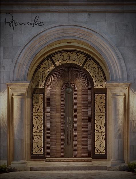 Islamic Interior, Islamic Interior Design, Main Doors, Resort Lifestyle, Cafe Branding, Arched Doors, Door Designs, Round Door, Main Door