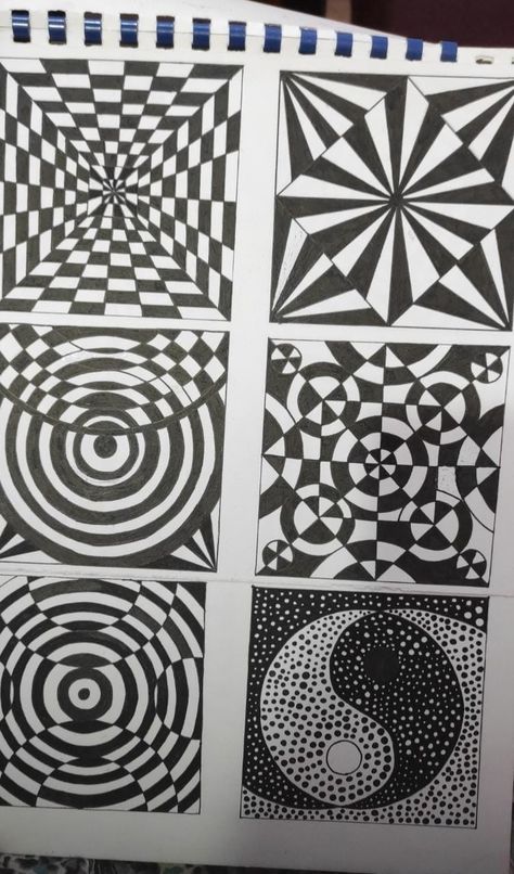 Easy Op Art, Still Life Pencil Shading, Op Art Lessons, Optical Illusion Drawing, Pencil Portrait Drawing, Illusion Drawings, Gcse Art Sketchbook, 3d Art Drawing, Abstract Graphic Design