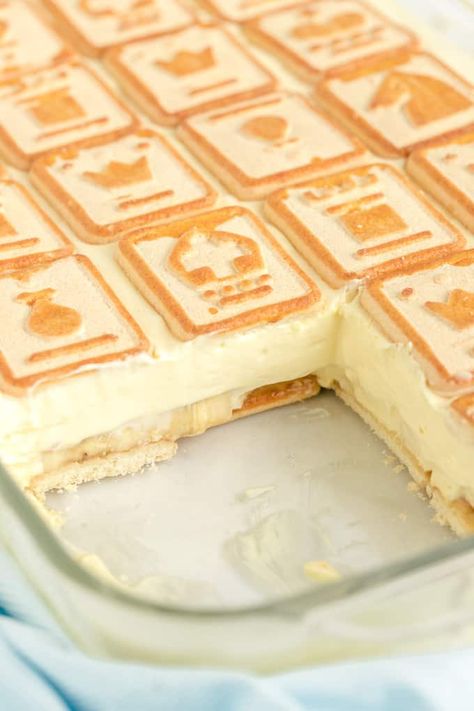 Banana Pudding Chessman Cookies, Paula Deen Banana Pudding, Creamy Banana Pudding Recipe, Paula Deen Banana Pudding Recipe, Chessman Banana Pudding, Chessman Cookies, Banana Pudding Paula Deen, Creamy Banana Pudding, Chessmen Cookies