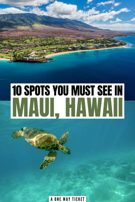 Maui Hawaii Honeymoon, Kaanapali Maui, Hawaii Trip Planning, Hawaii Vacation Tips, Things To Do In Maui, Maui Itinerary, Hawaii Itinerary, Maui Hawaii Vacation, Hawaii Aesthetic