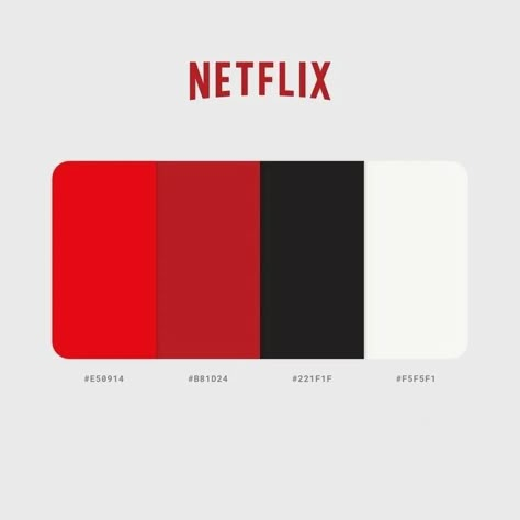 Common Design Color palettes you should know as a designer 🎨 Netflix Color Palette, Yearbook Color Palette, Netflix Yearbook Theme, Netflix Theme, Yearbook Layouts, Yearbook Pages, Yearbook Themes, Yearbook Design, Year Book