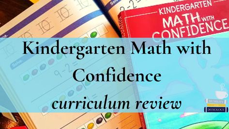 Kindergarten Math with Confidence homeschool curriculum REVIEW | Humility and Doxology Kindergarten Math Review, Brain Math, Kindergarten Math Curriculum, Homeschool Math Curriculum, Touch Math, Kindergarten Homeschool Curriculum, Christian Homeschool Curriculum, Free Homeschool Curriculum, Homeschool Elementary