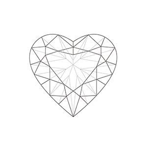 Jewels Drawing, Diamond Heart Tattoo, Diamond Illustration, Gem Drawing, Gem Tattoo, Jewel Drawing, Jewel Tattoo, Crystal Drawing, Tattoo Vector