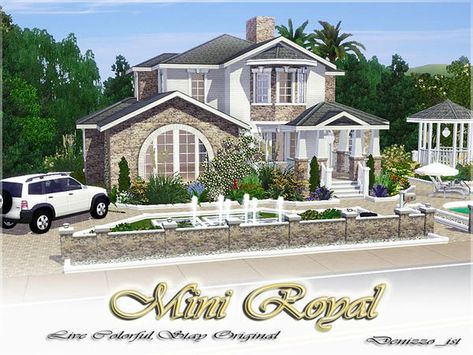 denizzo_ist's Mini Royal Sims 5 House, Sims 3 Houses, Sims Design, The Sims 4 Lots, Modern Family House, Sims 4 Lots, The Sims 3 Cc, Die Sims 4, The Sims 4 Pc